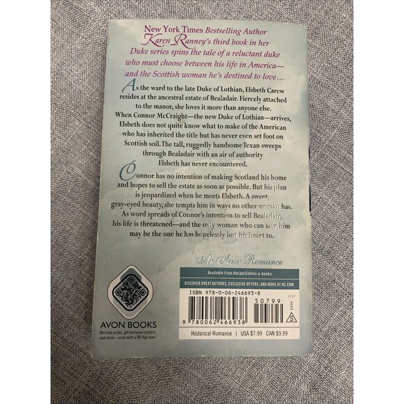 Texan Duke by Karen Ranney Romance Novel Book Paperback - Picture 3 of 3